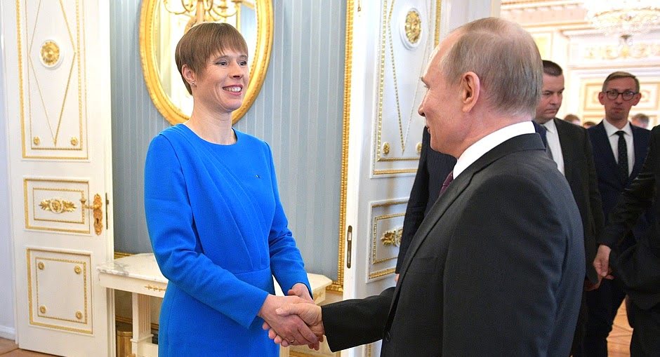 Президент Эстонии на встрече с Путиным затронула тему Грузии