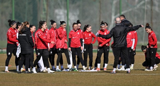 ქალთა ეროვნული ნაკრები ერთა ლიგის მატჩებისთვის ემზადება
