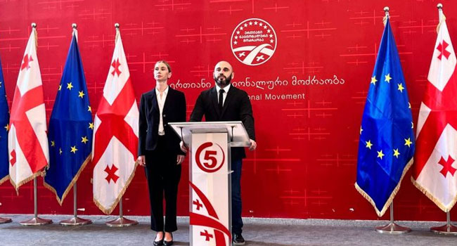 ლევან ხაბეიშვილი ენმ-ის თავმჯდომარის თანამდებობას ტოვებს _ მას თინა ბოკუჩავა შეცვლის