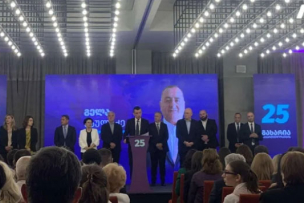 “გახარია – საქართველოსთვის” საარჩევნო სია წარადგინა