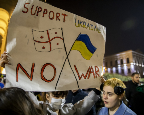 В Украине пошиб еще один грузинский боец