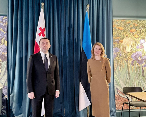 СМИ: Премьер-министр Эстонии сделала укор Ираклию Гарибашвили за прослушивание дипломатов
