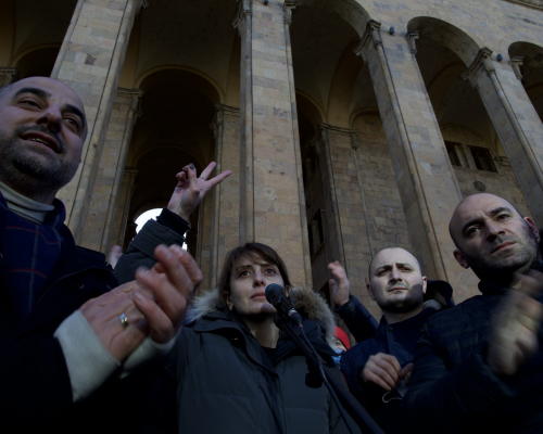 На сегодняшнем митинге оппозиция проанонсировала новую масштабную акцию протеста