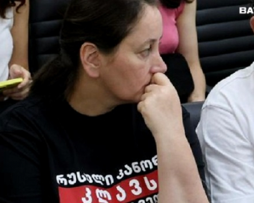 “სოლიდარობა მზია ამაღლობელს” – საერთაშორისო მედია ორგანიზაციები რუსთავის ციხესთან მივიდნენ