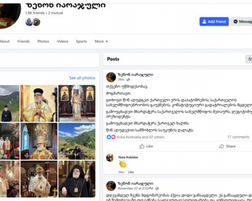 “თქვენო უწმიდესობავ, მოგმართავთ, გთხოვთ…” _ მთავარ ეპისკოპოსი ზენონ იარაჯული პატრიარქს