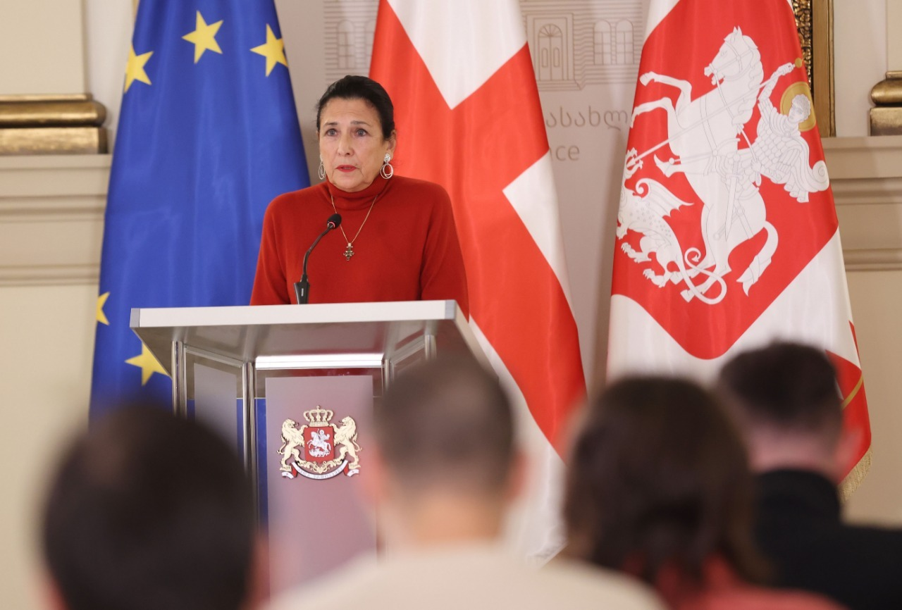 President Zurabishvili Complains of Pressure over Saakashvili’s Pardon
