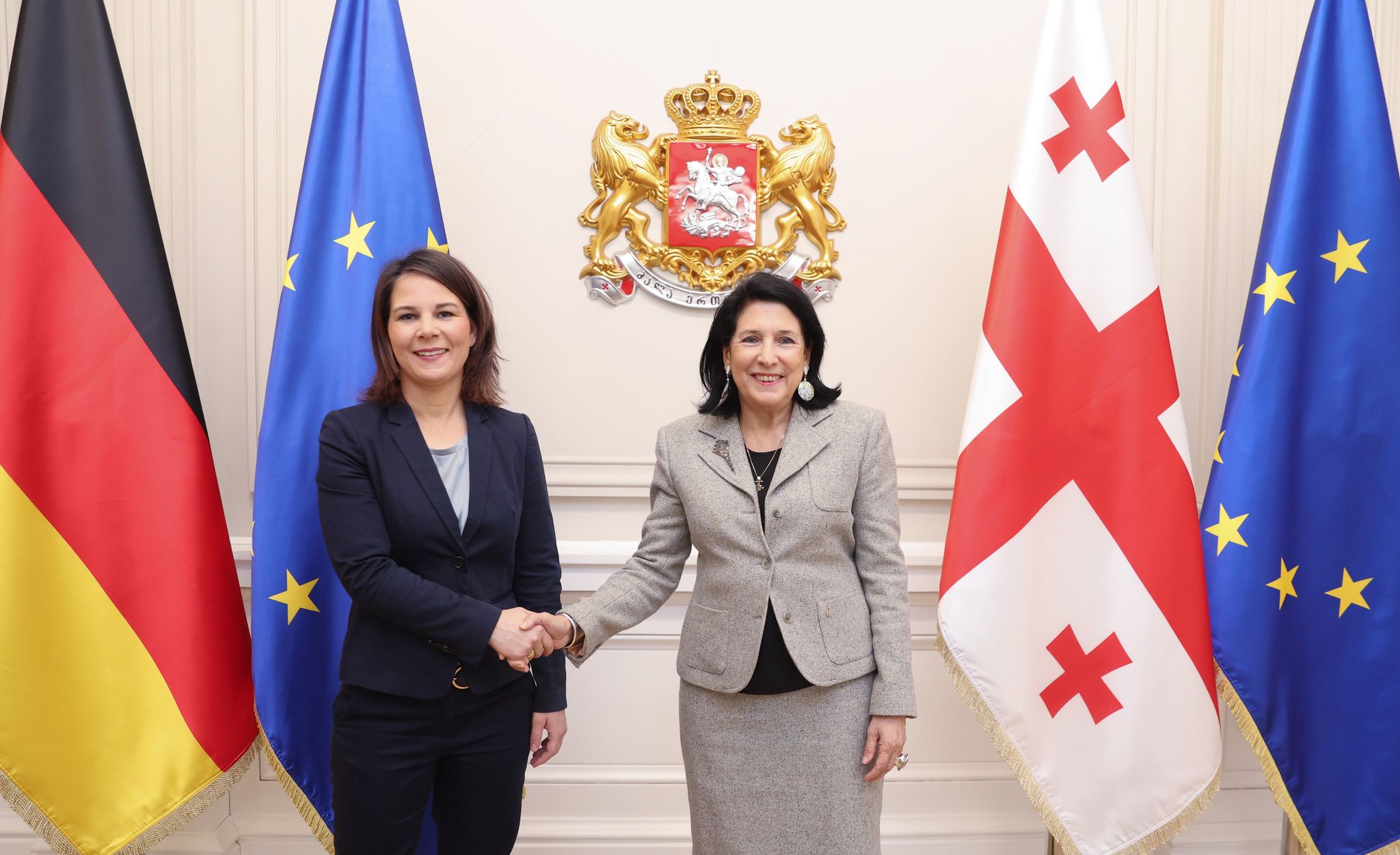 German FM Annalena Baerbock Visits Georgia