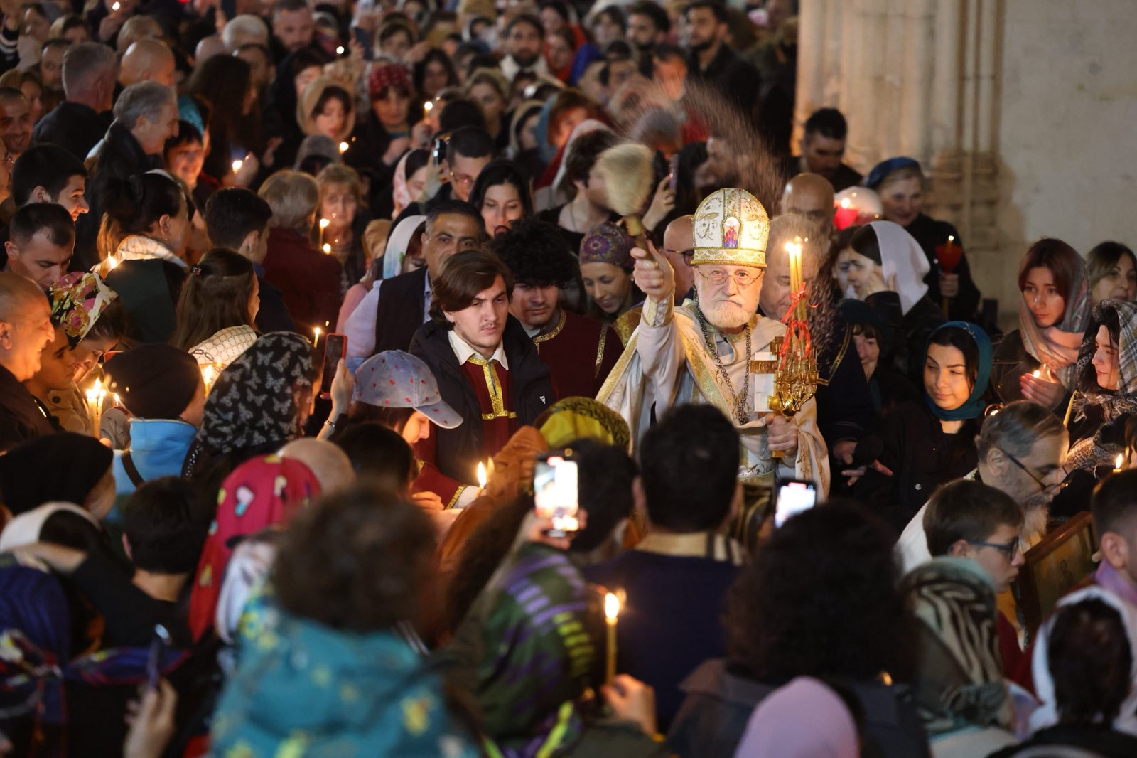 Protesters Celebrate Easter Together