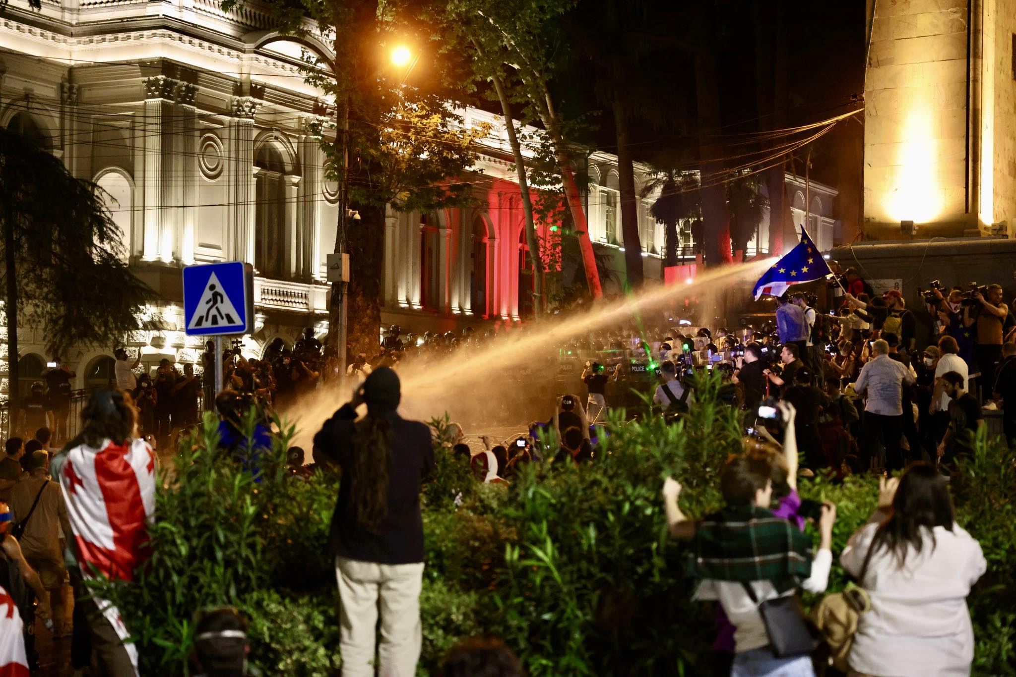Photo Story | Police Crackdown on Peaceful Protesters Against Agents Law (April 30 – May 1)