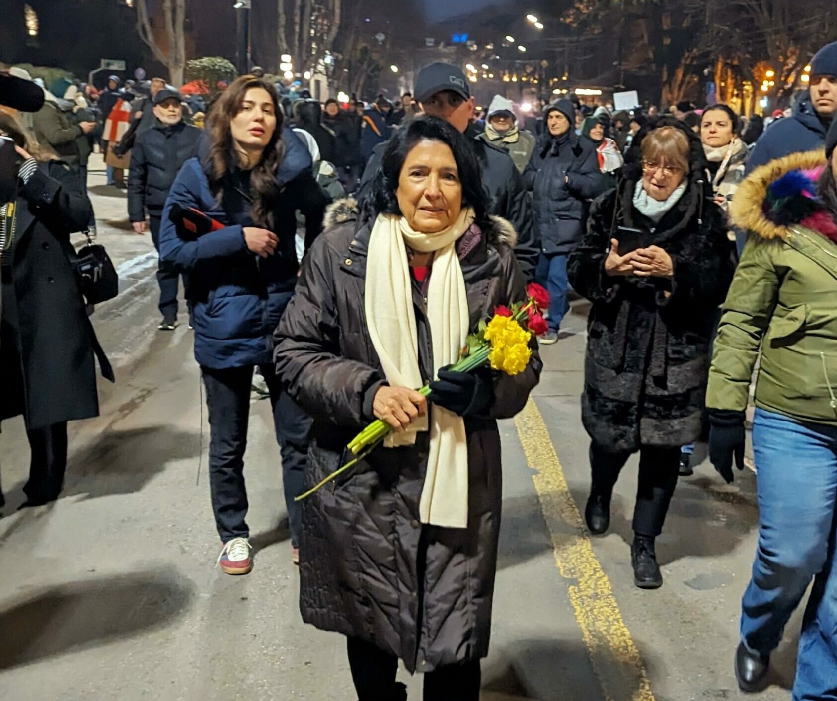 Salome Zurabishvili Fined for “Blocking Road”