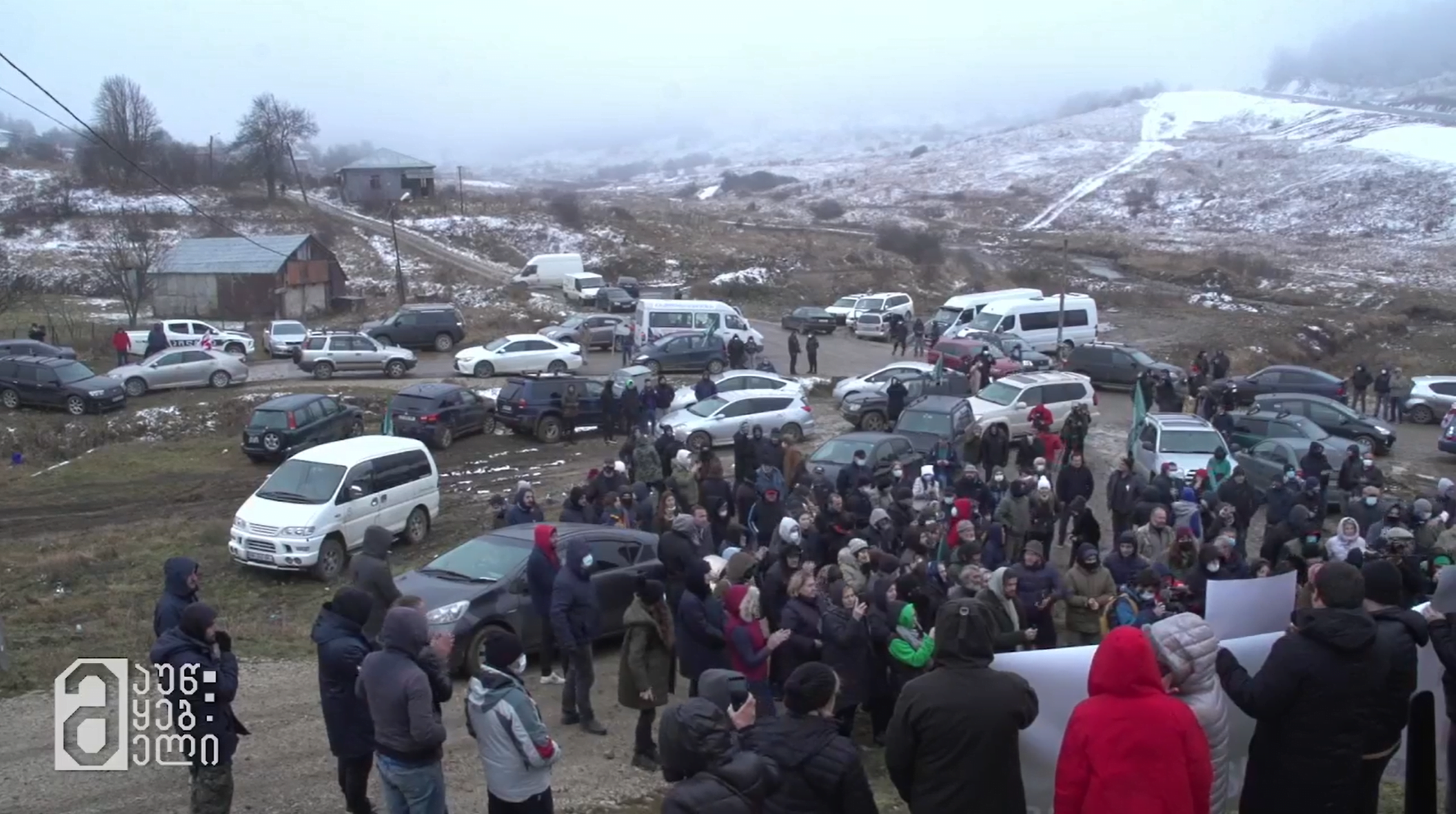 In Upper Racha, Locals Protest against Manganese Mining