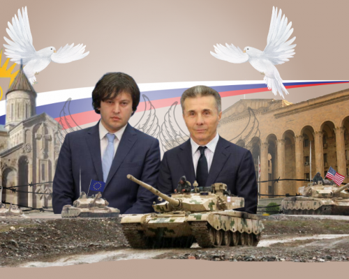 “Omi Ginda?!” – Ruling Party Campaign Dares Georgians to “Vote for War”