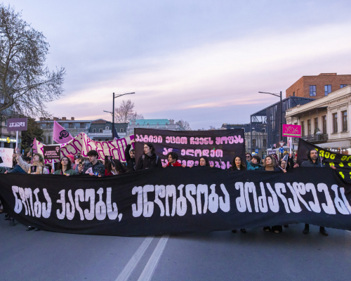 Photo story: “Women’s Solidarity March in Tbilisi”