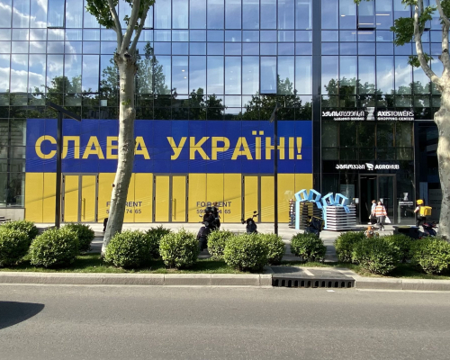 In Photos: Georgians Supporting  Ukraine