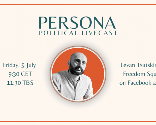 Livecast | Levan Tsutskiridze, Freedom Square