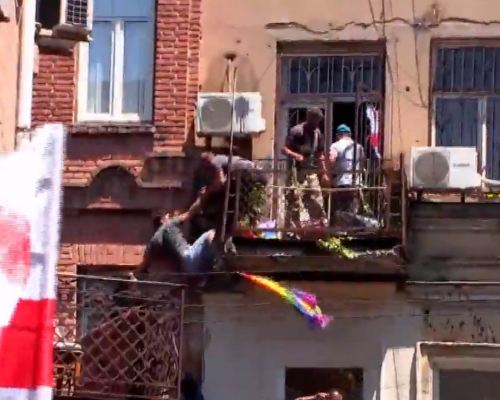 Three Accused of Storming Tbilisi Pride Office Released on Bail