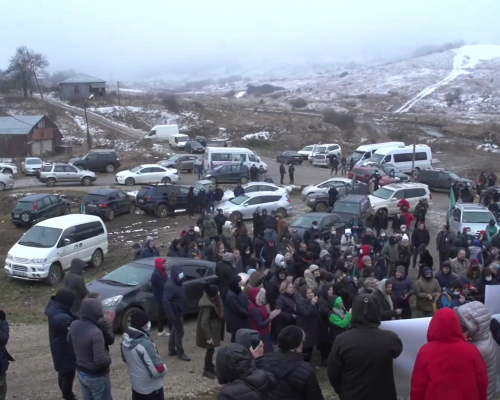 In Upper Racha, Locals Protest against Manganese Mining