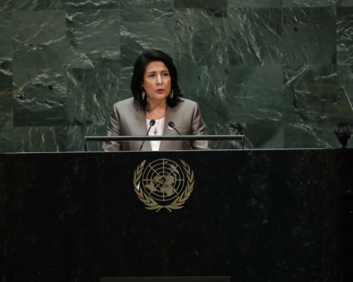 President Salome Zurabishvili: ‘Putting Georgia on the World Map – One Year of Active Diplomacy’