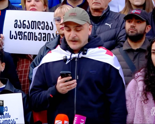 Georgian Dream MPs Claim Tbilisi Rally Announcement Was Drafted in Brussels