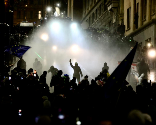 Businesses Back Georgian Protests as Crisis Disrupts Economy