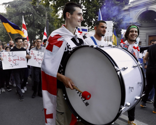 Photo-story | Rally at the Parliament, Moves to GD Office