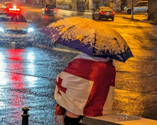As Democracy Falters Globally, Georgian Protest Mood Turns Somber