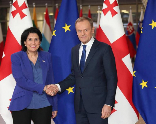 President Salome Zurabishvili: „Forward on the Road to Europe“